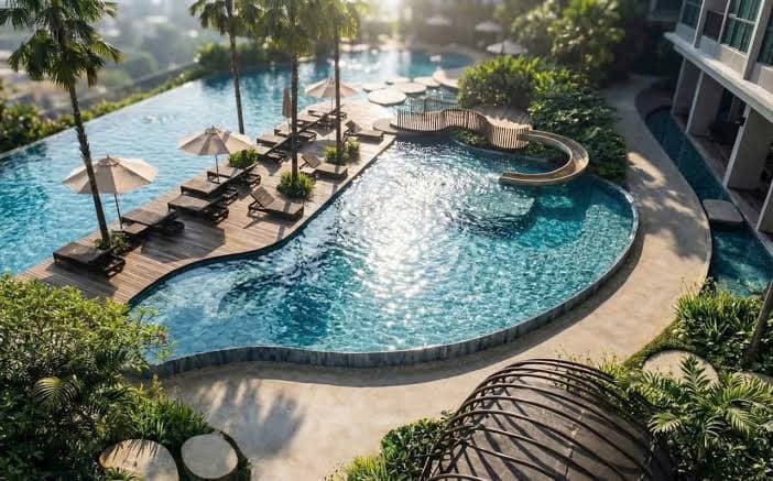 Hồ bơi điện phân muối
