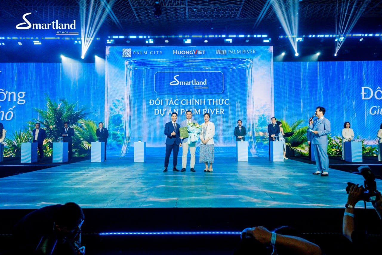 Smartland nhận chứng nhận Đối tác chính thức dự án Palm River tại lễ công bố