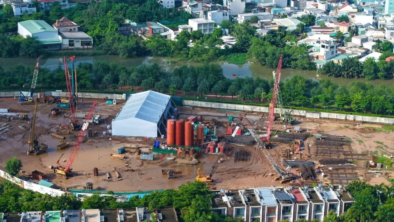 Thi công cọc khoan nhồi